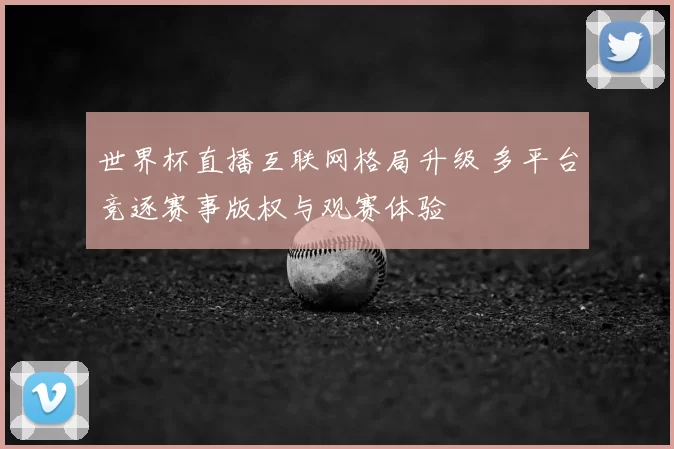世界杯直播互联网格局升级 多平台竞逐赛事版权与观赛体验