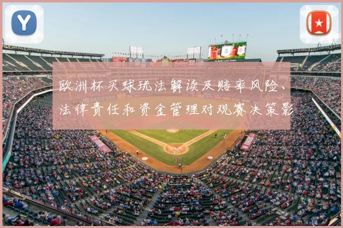 欧洲杯买球玩法解读及赔率风险、法律责任和资金管理对观赛决策影响